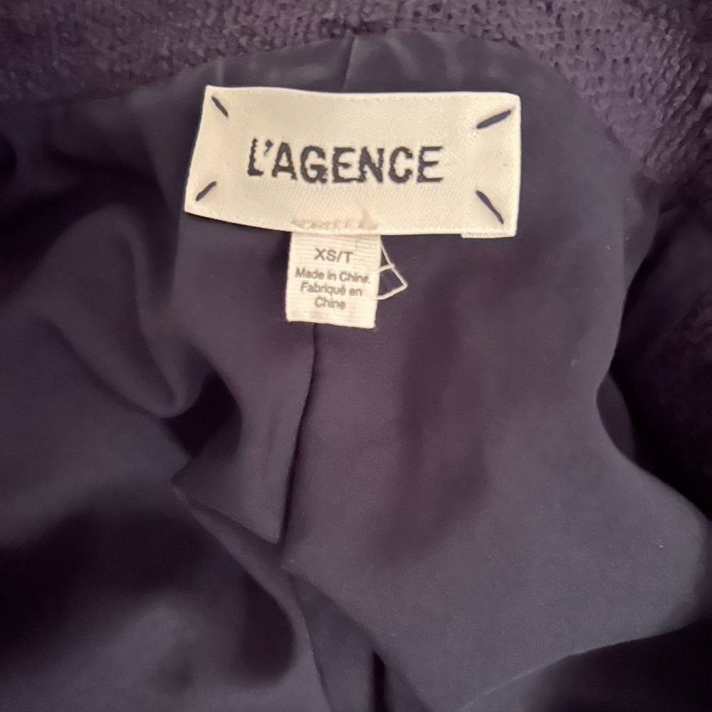 L'AGENCE Purple Blazer - Picture 4 of 6